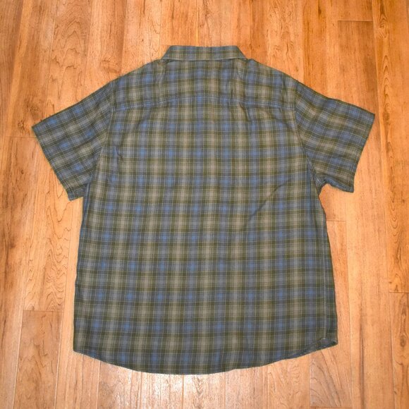 Brothers/Sons Short Sleeve Button Up Plaid Shirt Sz XXL - Picture 2 of 4